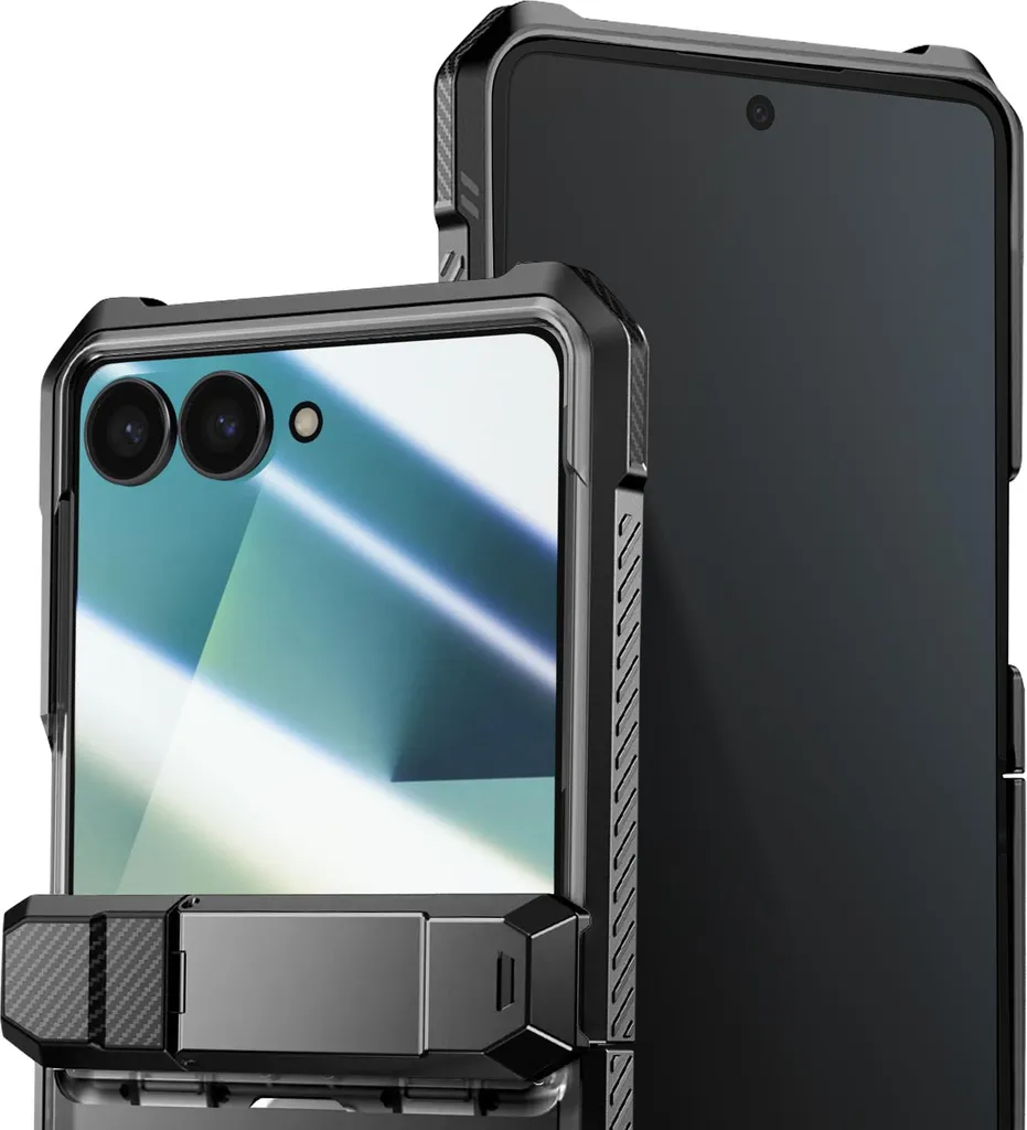 Coque rigide Galaxy Z Flip7 Supcase avec kickstand et grip robuste