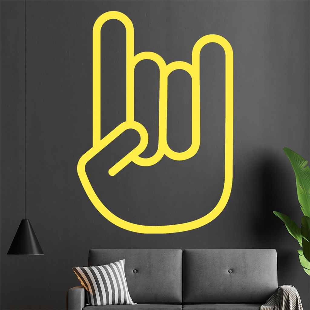 The Horns Wandtattoo in 6 Größen - Wandaufkleber Wall Sticker - Dekoration, Küche, Wohnzimmer, Schlafzimmer, Badezimmer