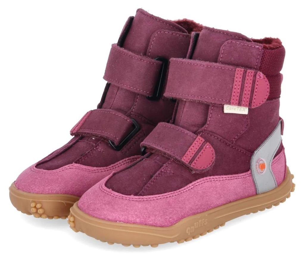 Qnuffs meisjes sandalen, kleur TANNE, van textiel en Productafbeelding 