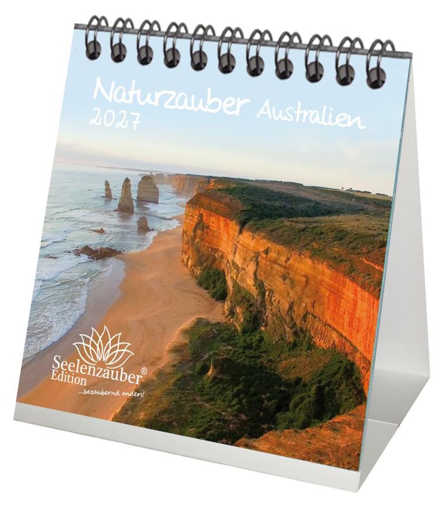 Naturzauber Australien Tischkalender 10x10cm für 2027 Produktbild 