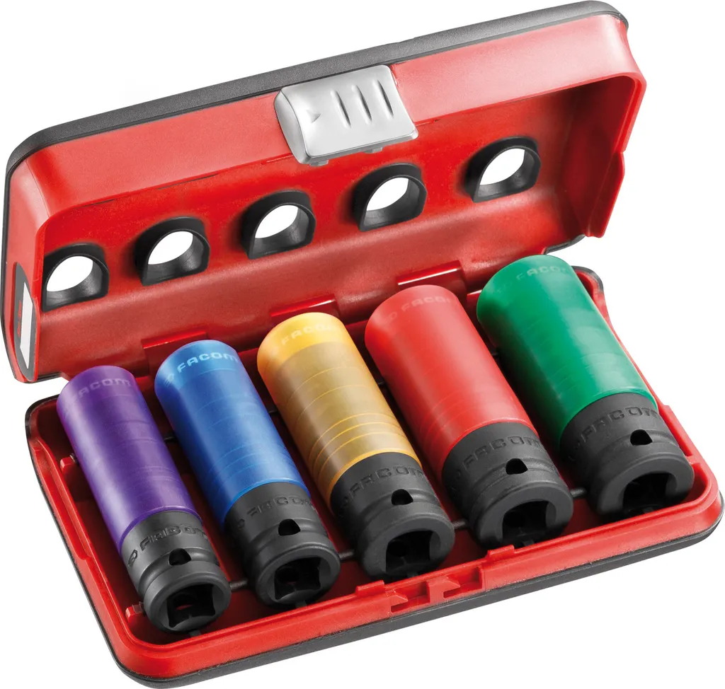 Douille de 17 mm longue Facom Impact 1/2 pour accès profond et écrous
