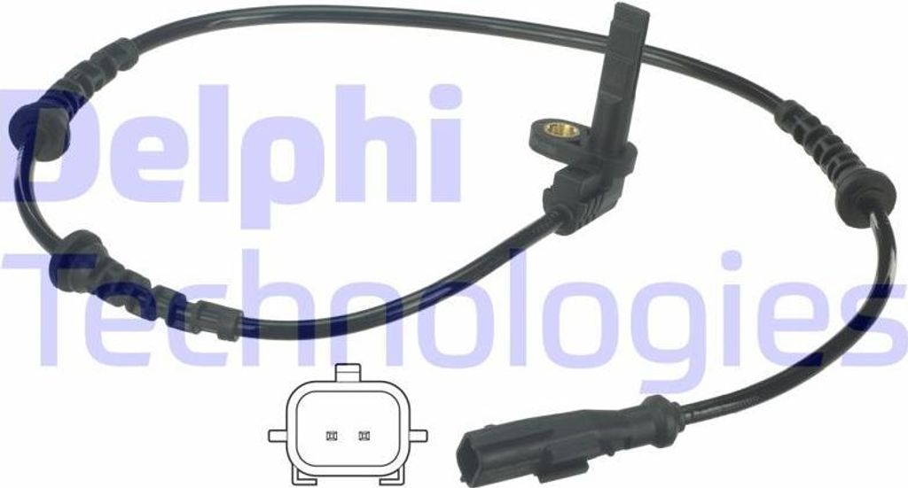 DELPHI SS20365 Raddrehzahlsensor OE 479100004R kompatibel mit Duster, Fluence, Scenic, Megane
