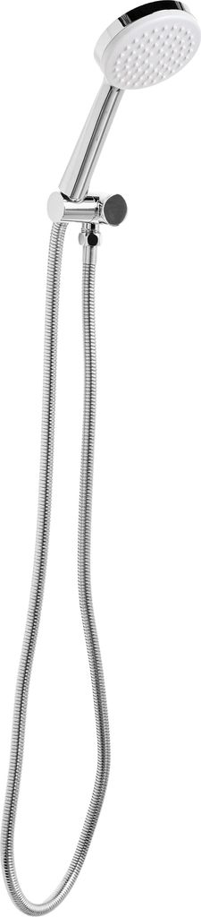 BELIANI Duschkopf mit Brauseschlauch Silber ABS Edelstahl 1 Strahlart Modern Klassisch Handbrause Set für Badezimmer Dusche