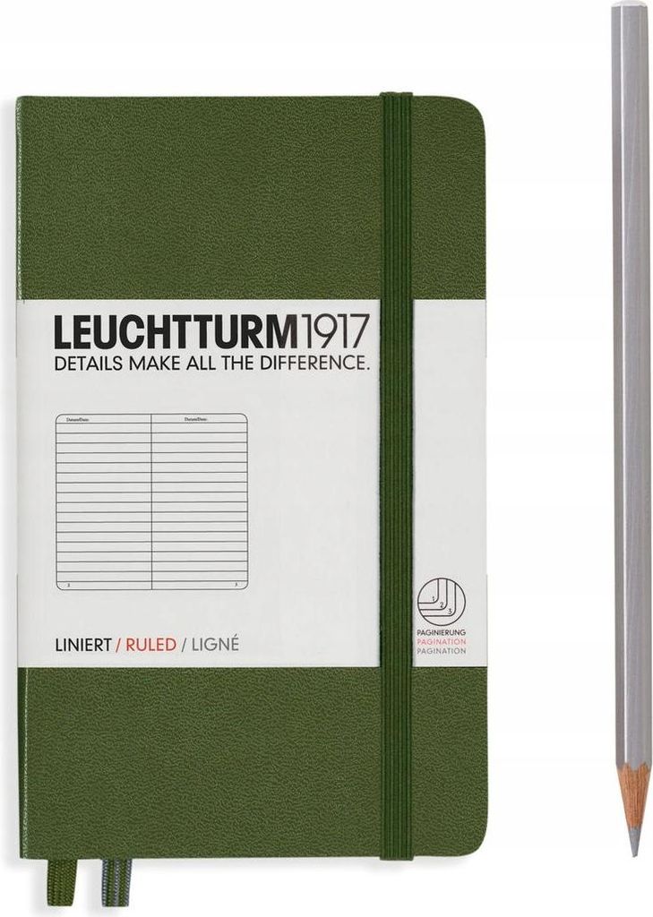LEUCHTTURM1917 Notizbuch Notizen Pocket A6 Line