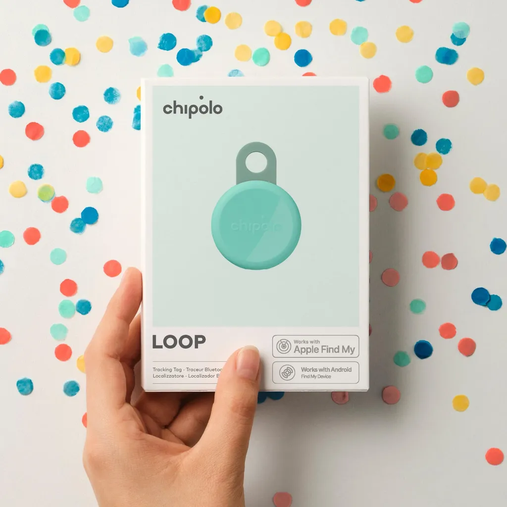 Porte-clés connecté Chipolo Loop balise Bluetooth couleur menthe - 4