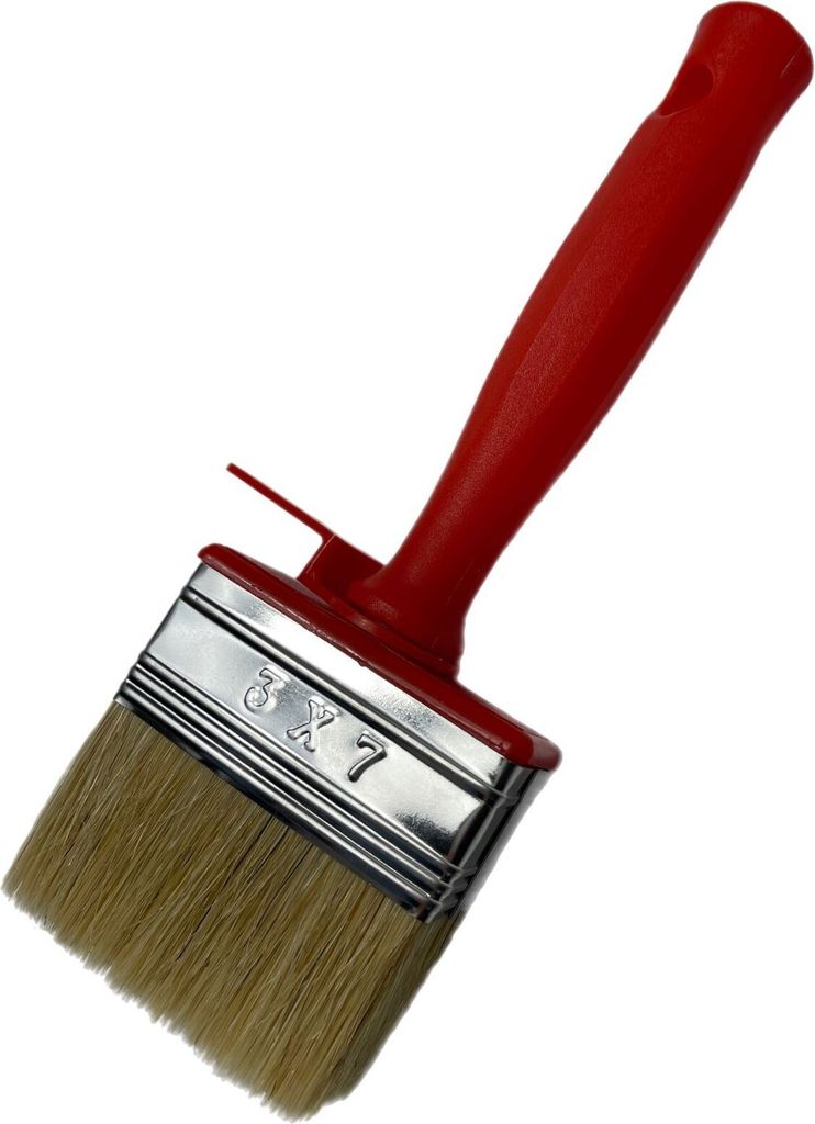 6x Flächenstreicher 3x7cm Pinsel Flach Malerpinsel Deckenbürste Maler