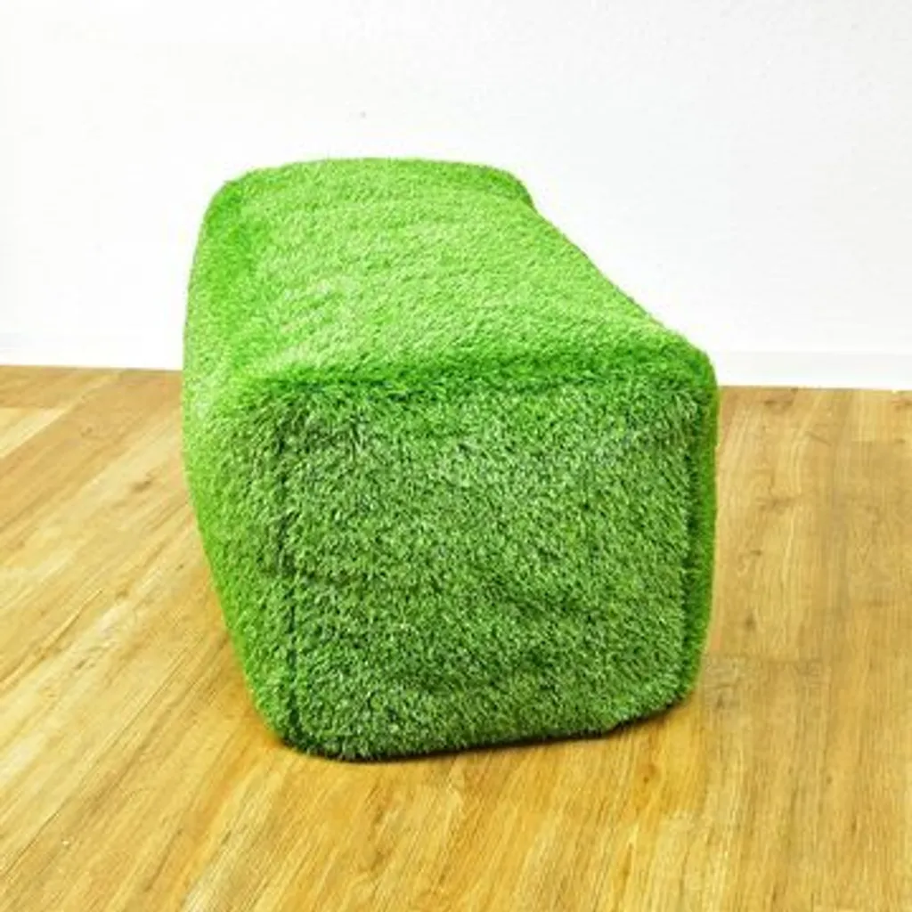 Tabouret de Jardin Décoratif AniPlants en Gazon Synthétique Aspect Naturel