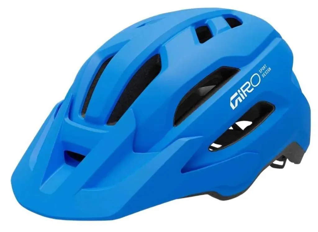 Casque vélo Giro Fixture II Mips bleu mat pour randonnée VTT et ville