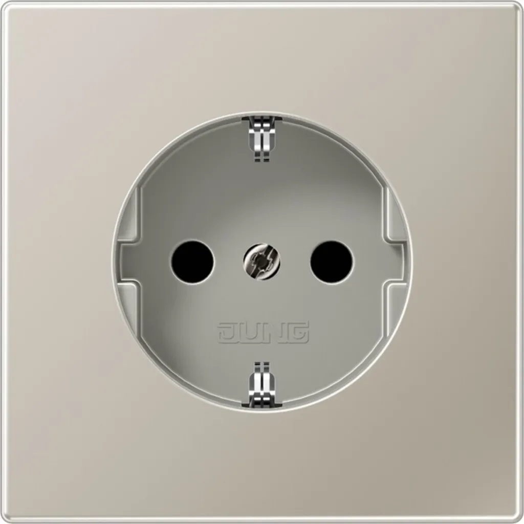 Jung Prise de Courant CEBEC ES 1520 KI ES1520KI Acier Inoxydable Robuste