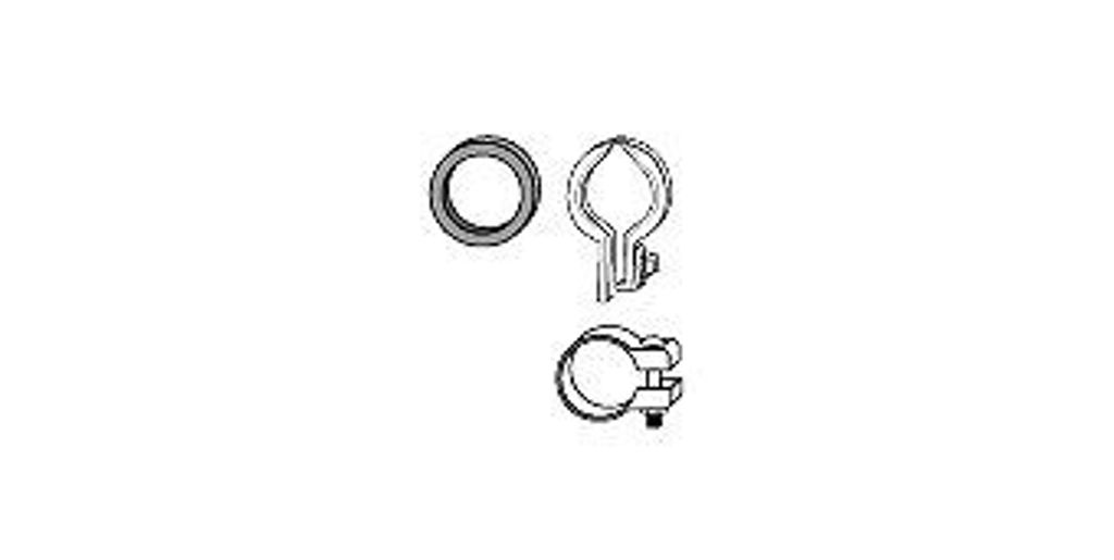 HJS Montagesatz Katalysator Montagesatz Abgasanlage 82 48 7762 für TOYOTA COROLLA Liftback (E11)