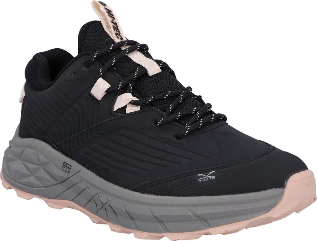Hi-Tec - "Fuse Trek" Wanderschuhe für Damen FS12147 (38 EU) (Schwarz/Steeple Grau/Cameo-Rose)