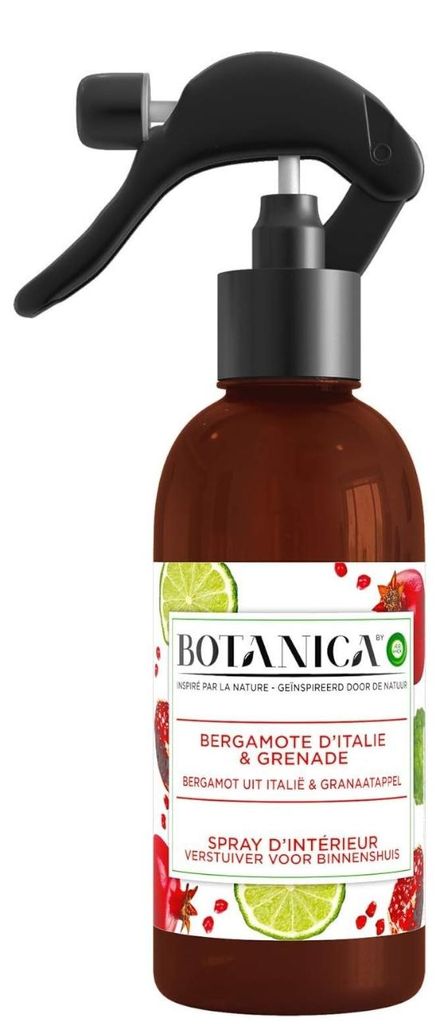 Airwick Botanica Spray 236ml bergamot uit Italie & granaatappel kamerspray
