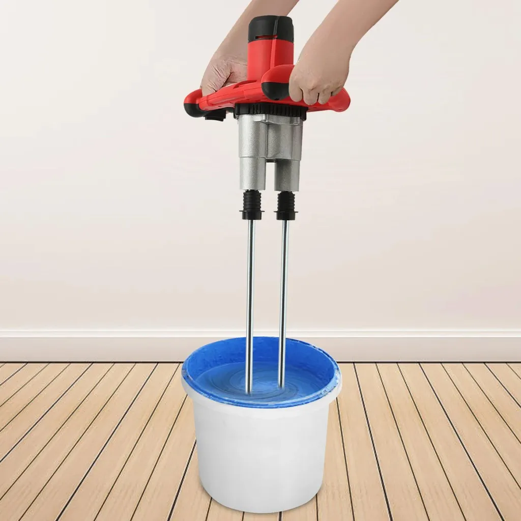 Mélangeur 2800W anti-grumeaux pour peinture et mortier, 2 vitesses pro