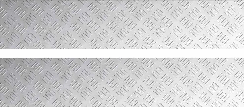 vidaXL Scala ad Angolo Retto 2 Pezzi Argento 100x20 cm Alluminio Robusto
