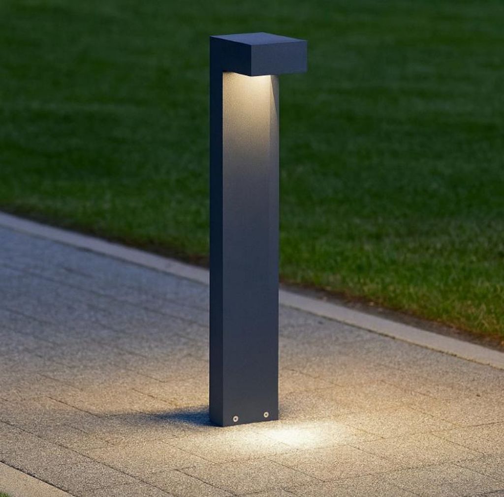 Ideal Lux Gartenpfostenleuchte LED 3000K anthrazit IP65 SIRIO 339627