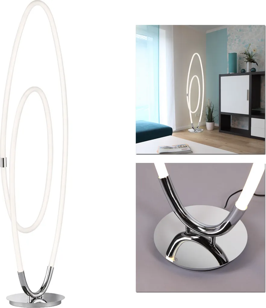 Lampadaire LED 59W puissant fini les zones sombres luminaire moderne