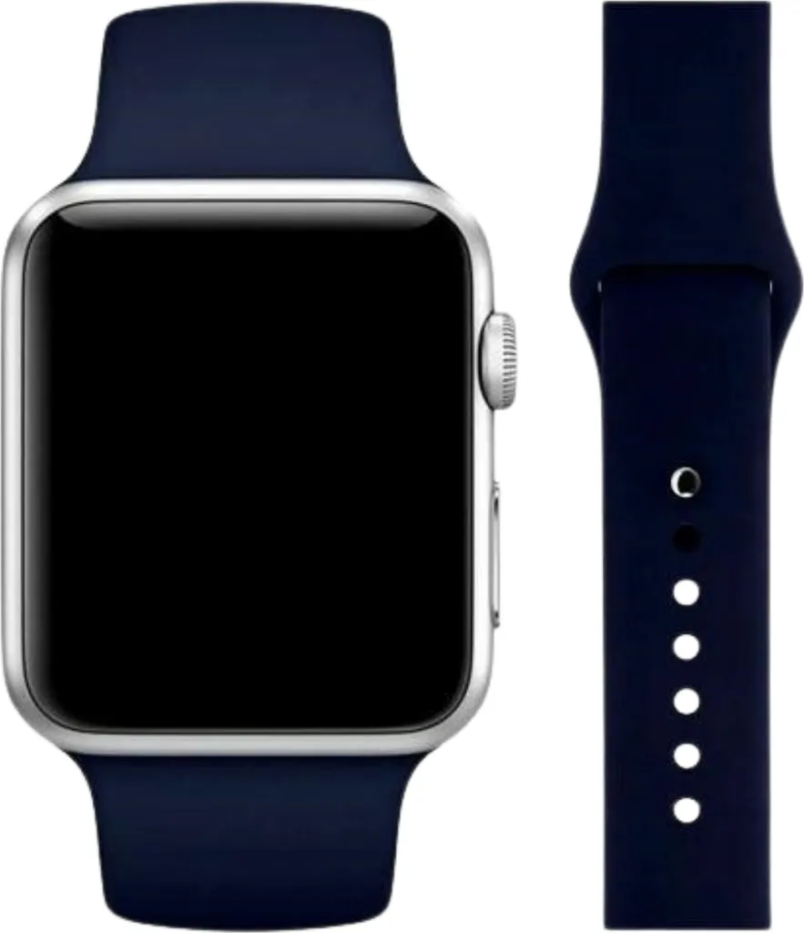 Cinturino Mercury In Silicone Apple Watch 42/44/ 45 Mm Blu/Navy