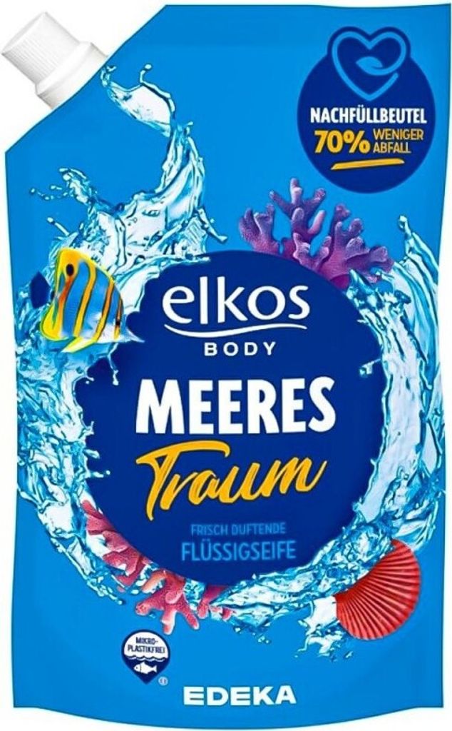 Elkos Body Meerestraum Flüssigseife Nachfüllbeutel 750ml