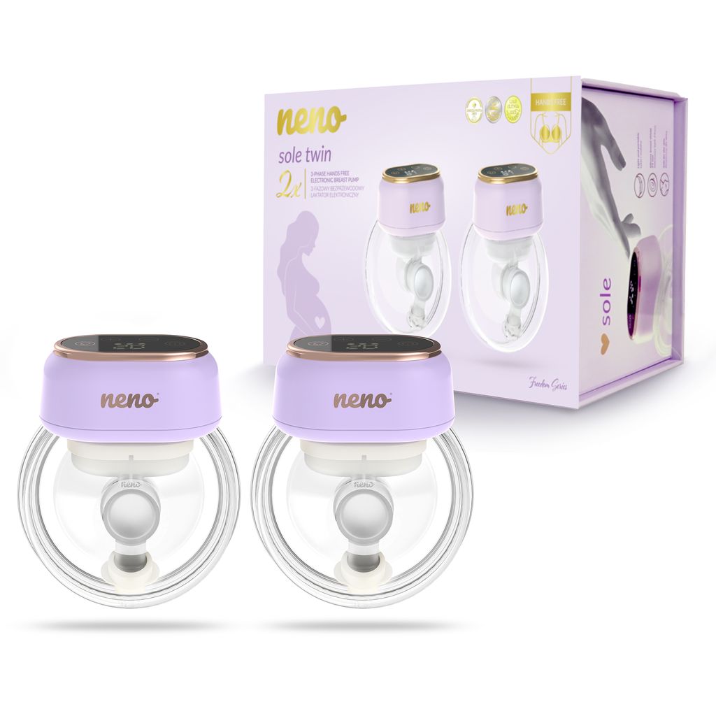 Neno Sole Twin Milchpumpe Durchsichtig Kinder Durchsichtig One Size