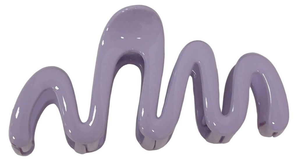 Haarspange Macaron-Farbserie, große, griffige Haarspange in Wellenform, glänzender Hinterkopf, Haifisch-Haarspange, Haaraccessoires