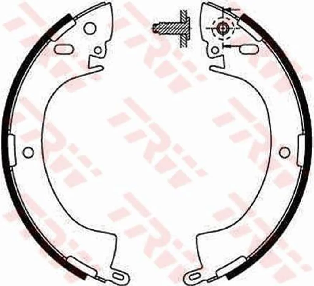 Kit frein arrière Mitsubishi L200 Pajero L300 TRW GS8185 robuste