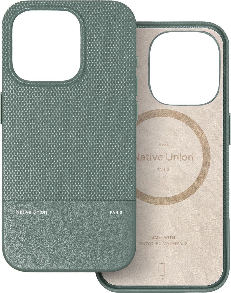 Native Union, Schutzhülle für iPhone 16 Pro Classic MagSafe, Grün
