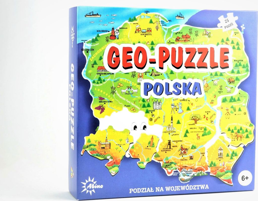ABINO Geo-Puzzle Polska AB 72595