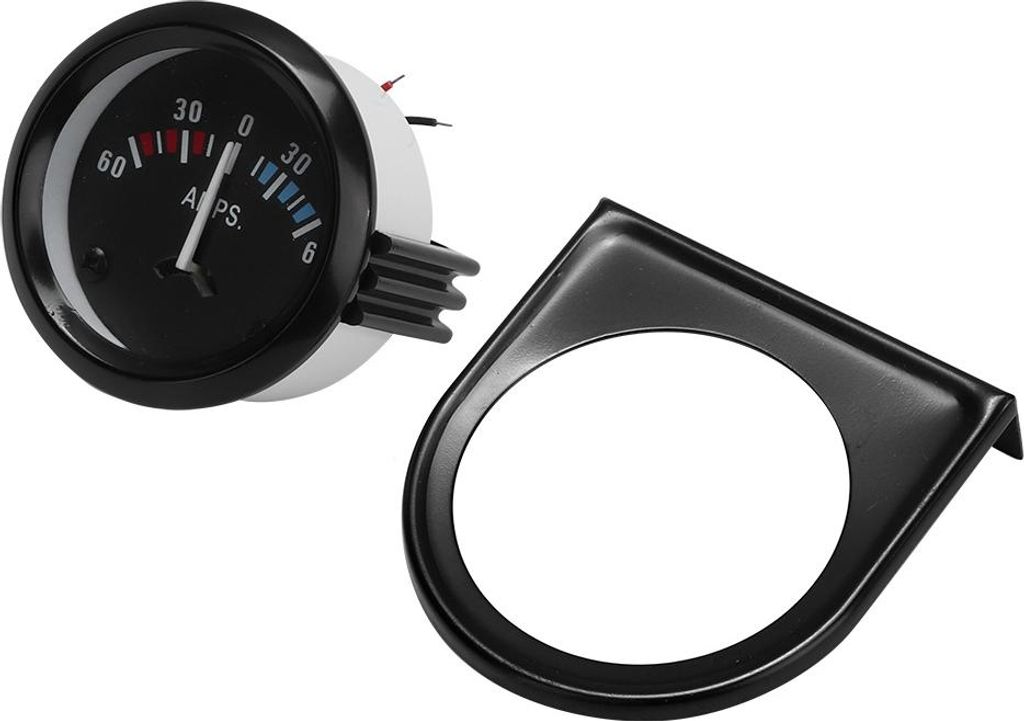 12 V 60-0-60 Ampere Meter Amperemeter Universal Gauge 52m/2in für Fahrzeug