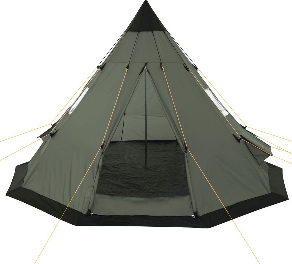 CampFeuer Tipi Zelt Spirit für 4 Personen | Olivgrün | 3000 Produktbild 5