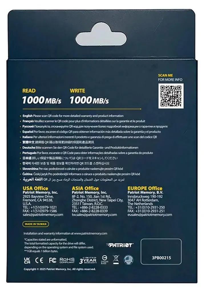 Clé USB Type-C 512 Go Patriot Memory Transporter Lite Noire - 6