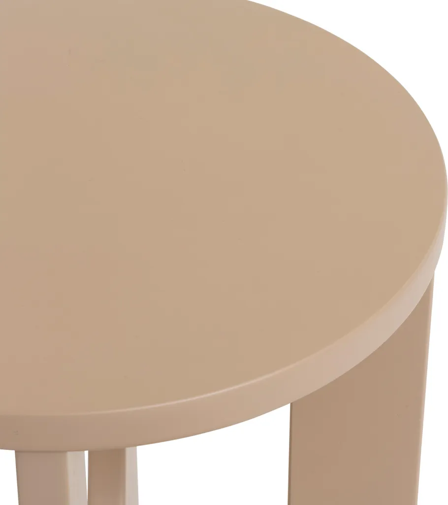 Table d'appoint pour salon et chambre Bloom Noisette - Pose-café 50x40 cm