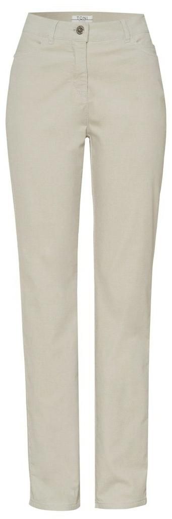 Toni Damen Stoffhose mit klassischem Schnitt und Gürtelschlaufen Beige