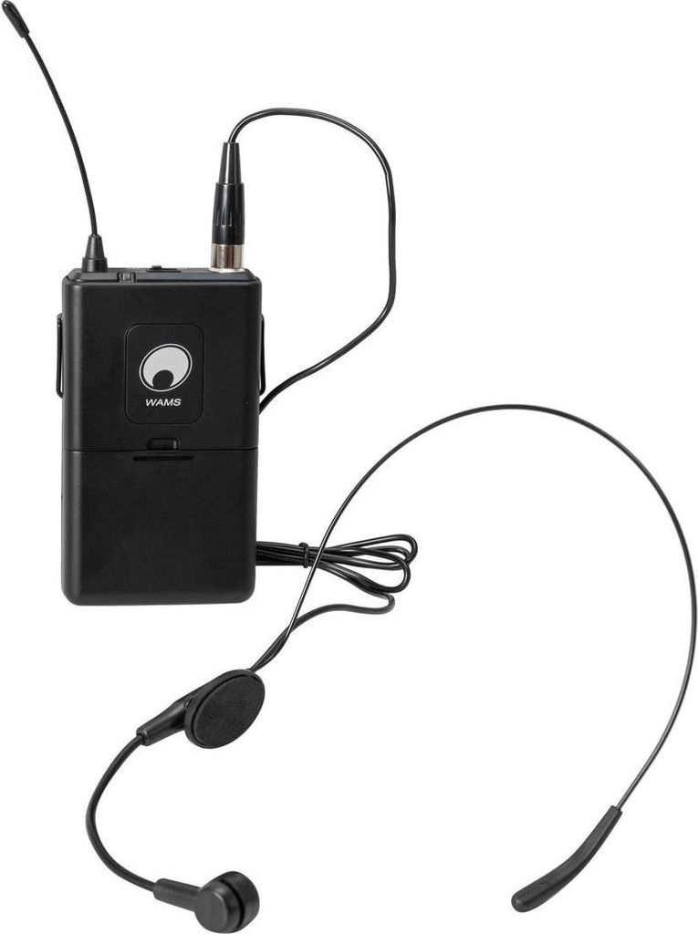 OMNITRONIC WAMS-12 Taschensender inkl. Kopfbügelmikrofon Produktbild 