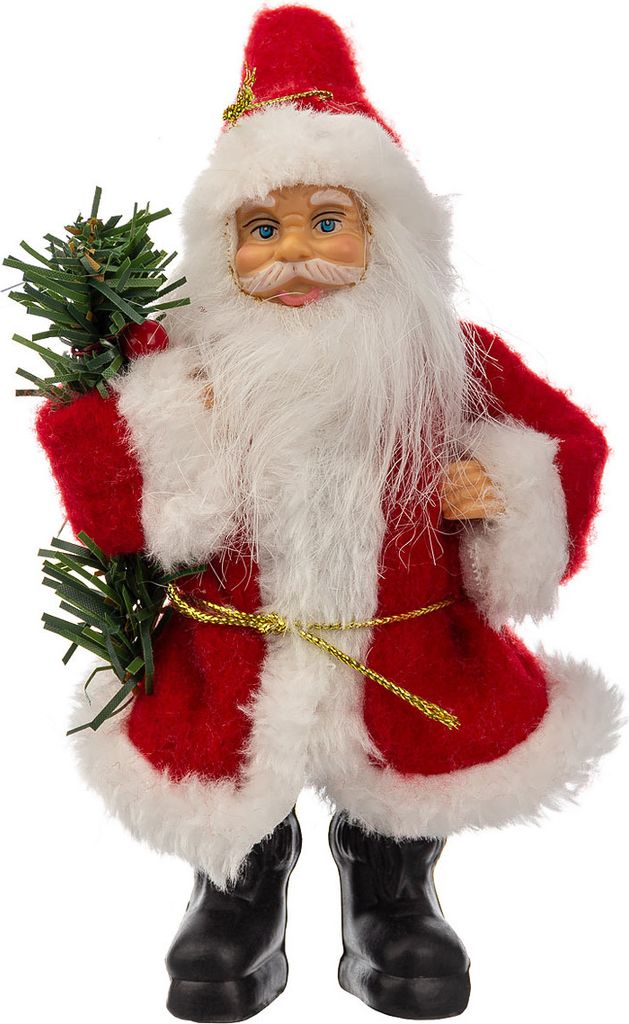 Christmas Paradies 41003-18 Weihnachtsmann Santa Klaus ca. 18 cm rot / weiss