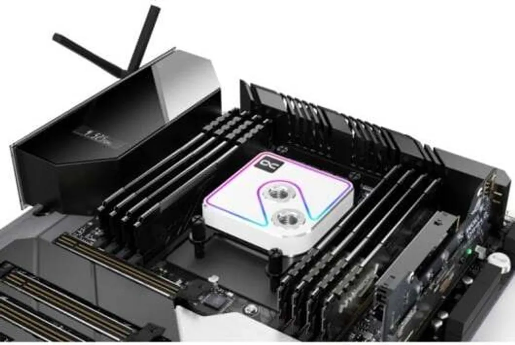 Réduisez la Chaleur CPU avec l'Alphacool Core 1 Aurora Blanc ARGB de Précision - 10