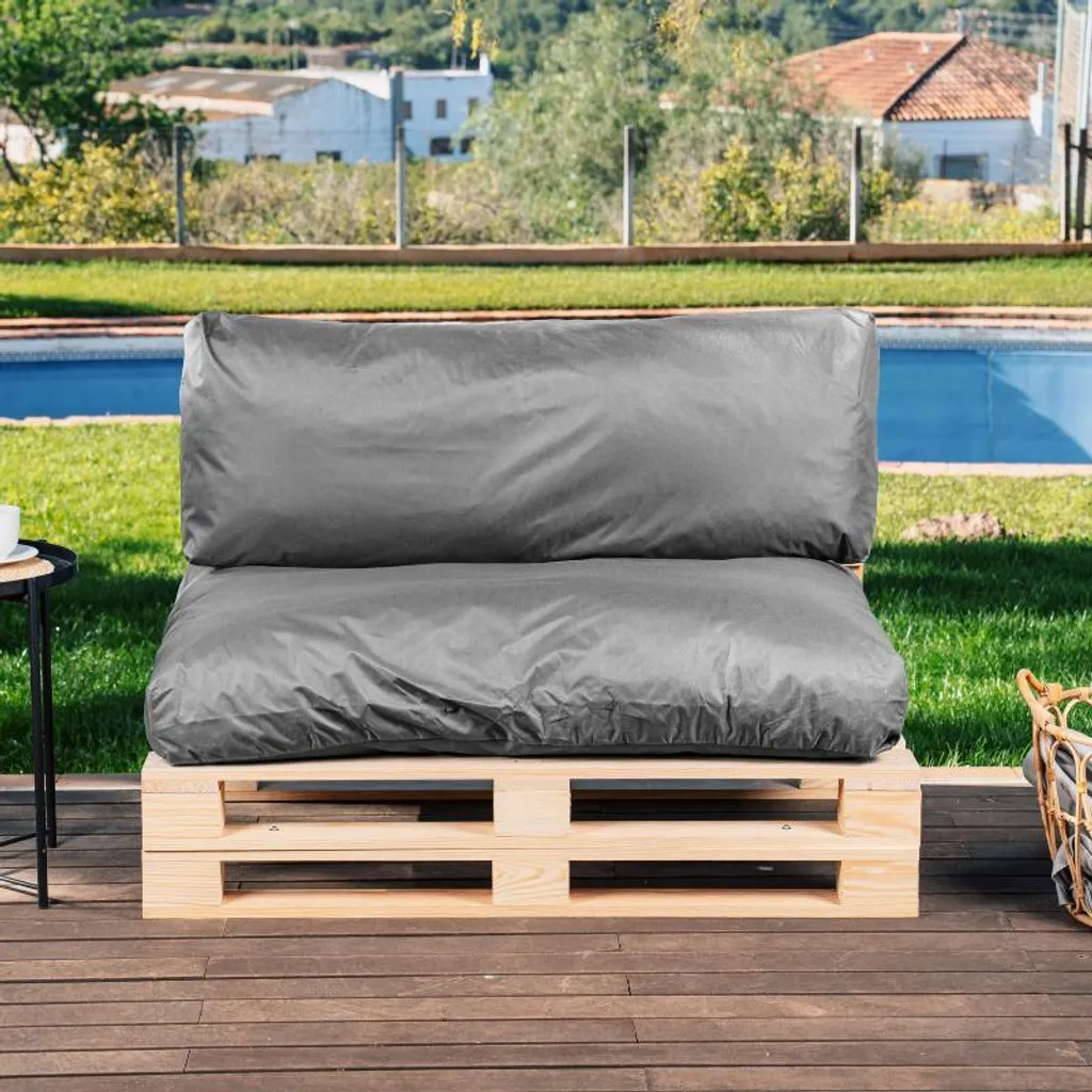 Coussin Palette Imperméable - Solution Déhoussable pour Salon Jardin - 7