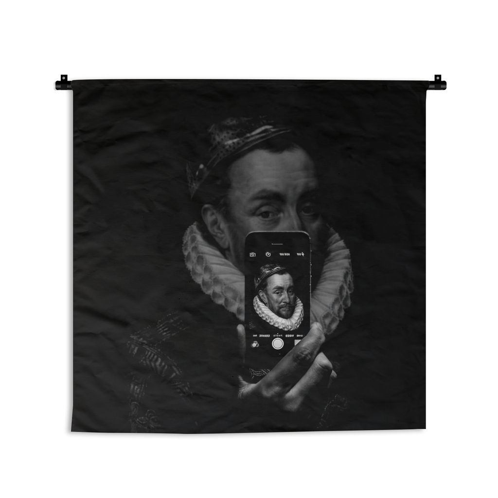 MuchoWow® Wandteppich Wandbehang Porträt von Wilhelm I. - Produktbild 