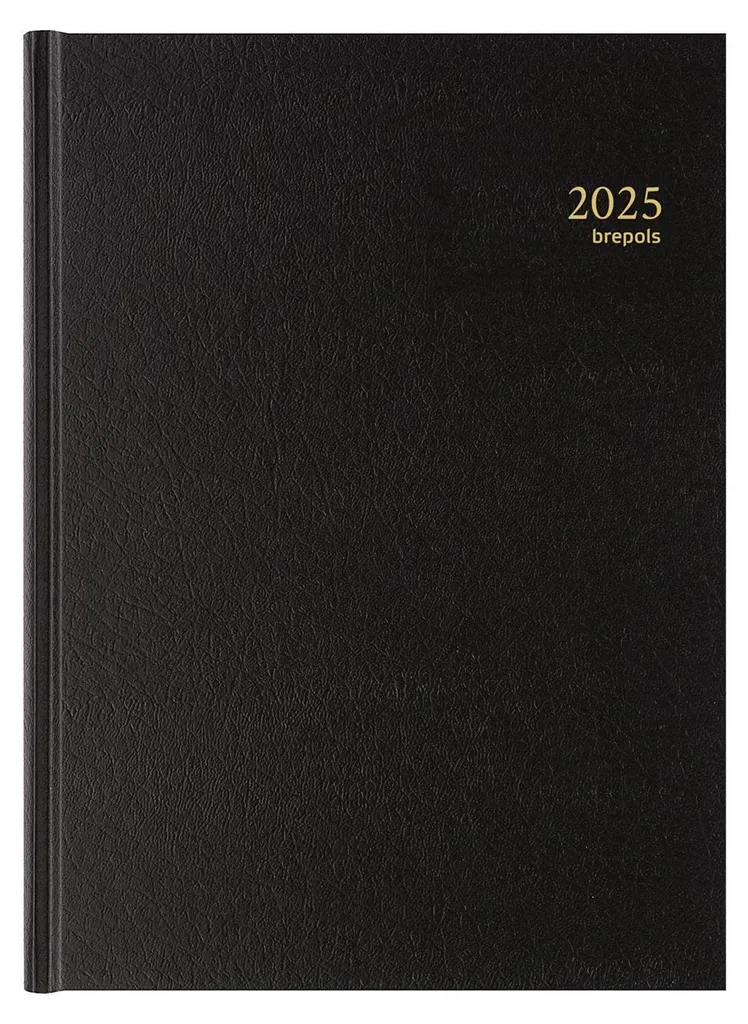 Planifier l'Année 2026 avec le Calendrier-livre Brepols Bremax 002 Noir