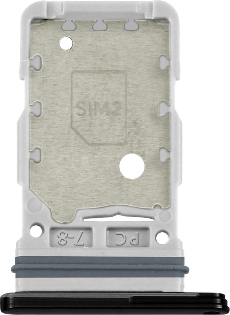 Samsung, SIM-Kartenhalter für Samsung Galaxy S23 Ultra Dual Nano SIM Original, Grau