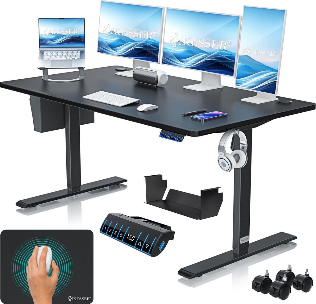 KESSER® Schreibtisch elektrisch & höhenverstellbar Produktbild 