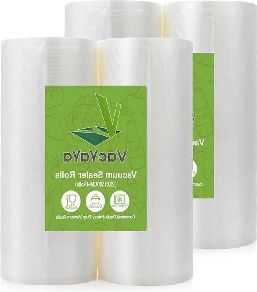 Évitez le givre avec ces rouleaux sous vide 20cm x 15m - Lot de 4
