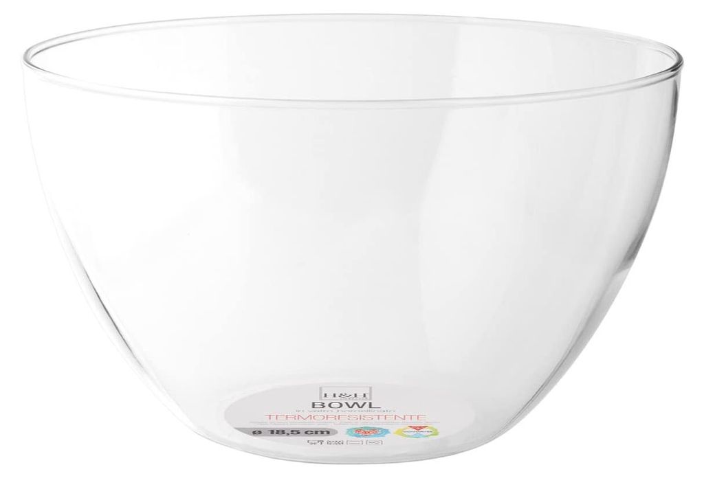 H&h 6er Set Borosilikat Schüssel Tassen 18,5 cm