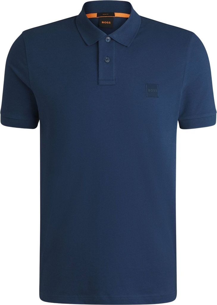 BOSS Passenger Slim Polohemd, Blau XL