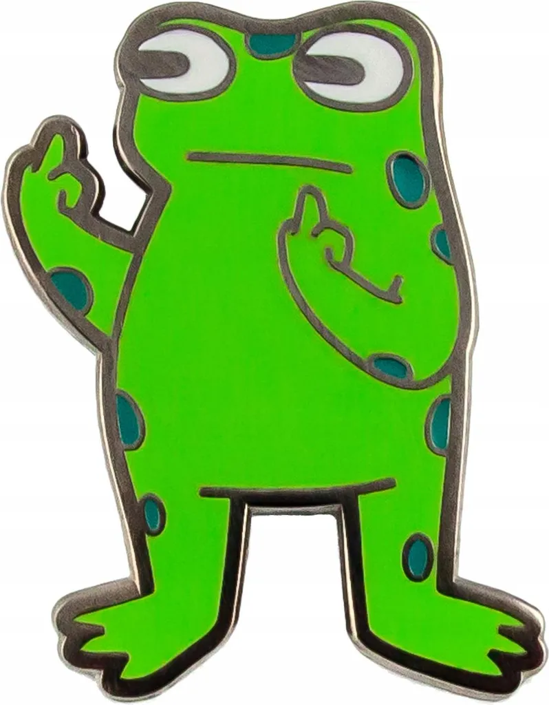 PINETS Bad Frog Pin - Nuovo Design 'Perdersi' - Edizione per Collezionisti