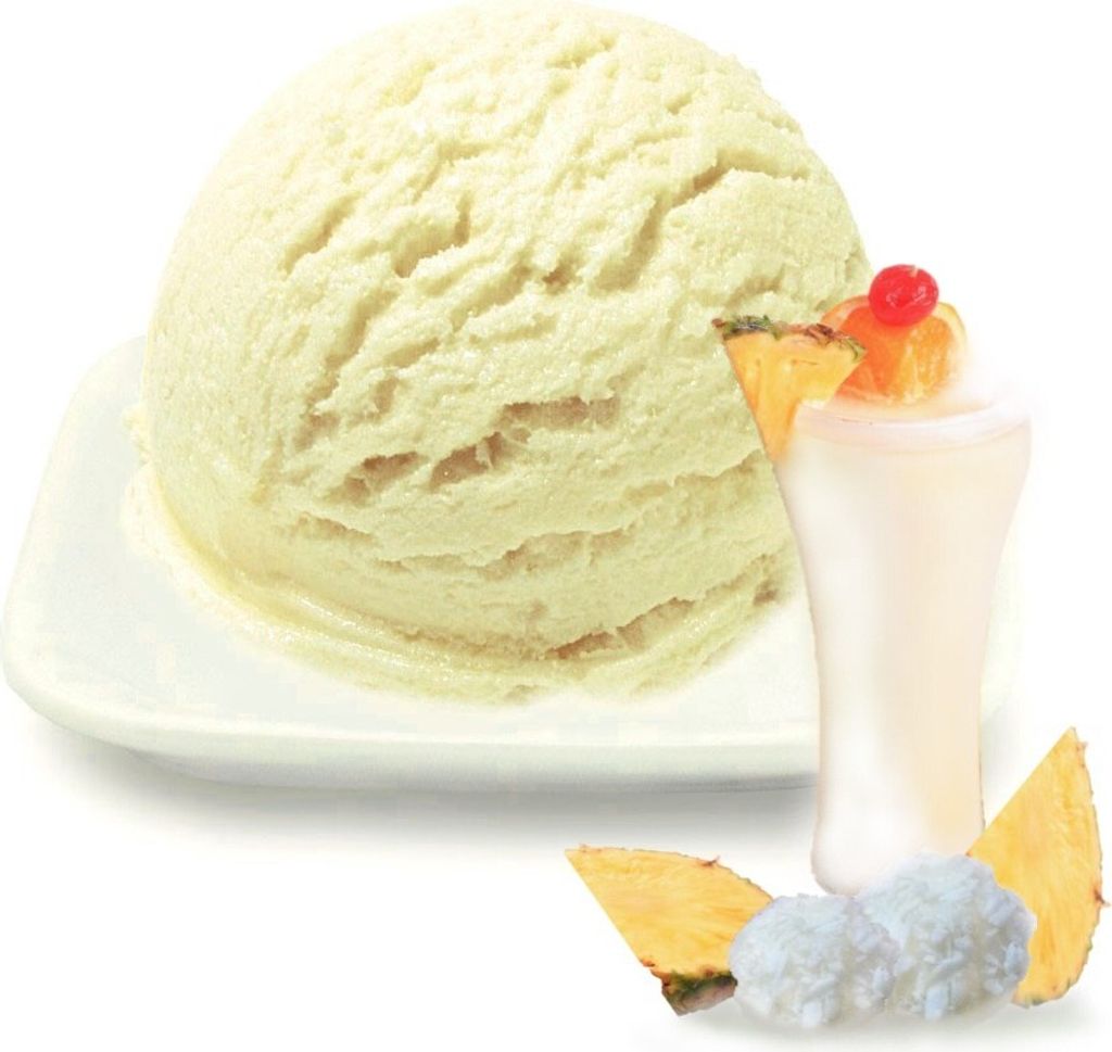 Joghurt Pina Colada Low Carb Eis Pulver Vegan Zucker-, laktosefrei 333 g