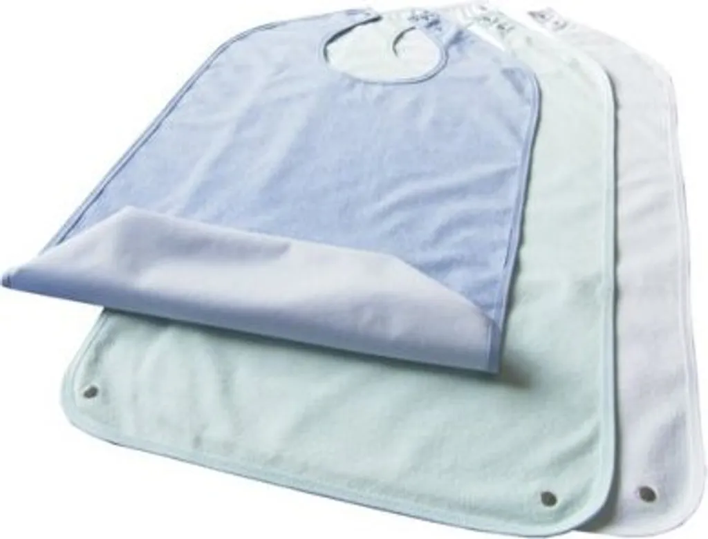 Bavoir éponge 45x90cm blanc ultra-absorbant avec poche de recueil Sundo