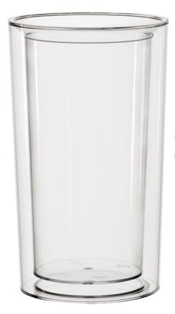 Aktiv-Flaschenkühler, mit auswechselbaren Kühlakkus, Kunststoff weiß,  Abdeckring chrom, für 0.7 bis 1,0 ltr. Flaschen