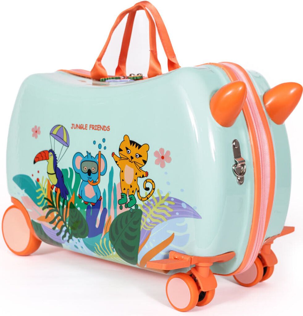 Milk&Moo Jungle Friends Rollkoffer für Kinder, Robust, Produktbild 
