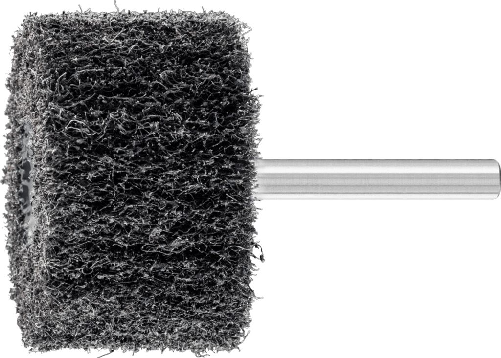 PFERD TOOLS POLINOX Vlies-Schleifstift High Performance PNL Ø 50x30mm Schaft-Ø 6 mm SIC100 für Feinschliff und Finish