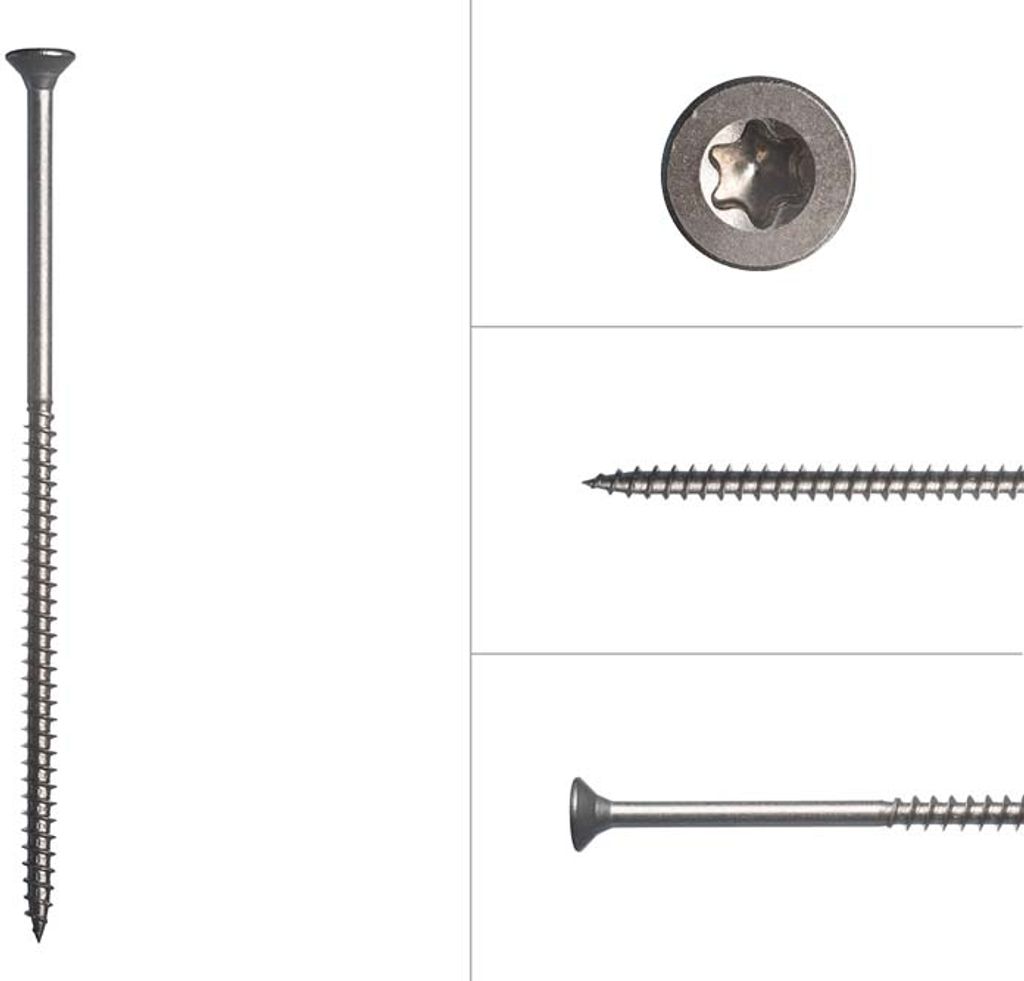 Spanplattenschrauben Edelstahl A2 5 x 120 mm Torx 25 - 200 Stück